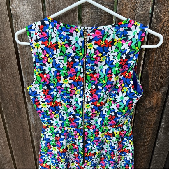 Kate Spade Mira in Full Bloom Silk Blend V-Neck Dress Sz 2 - Picture 5 of 14